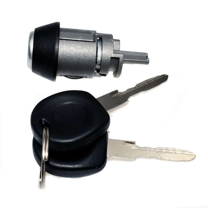 Lgnition Lock Cylinder Key For VW Golf Jetta Passat Cabrio EuroVan Transporter