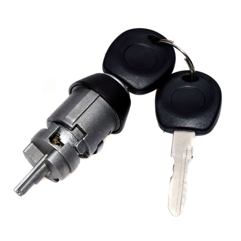 Lgnition Lock Cylinder Key For VW Golf Jetta Passat Cabrio EuroVan Transporter