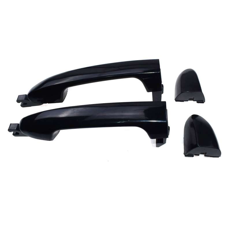 Outside Door Handles Pair Rear Left Driver Right Passenger Primed Black For Kia