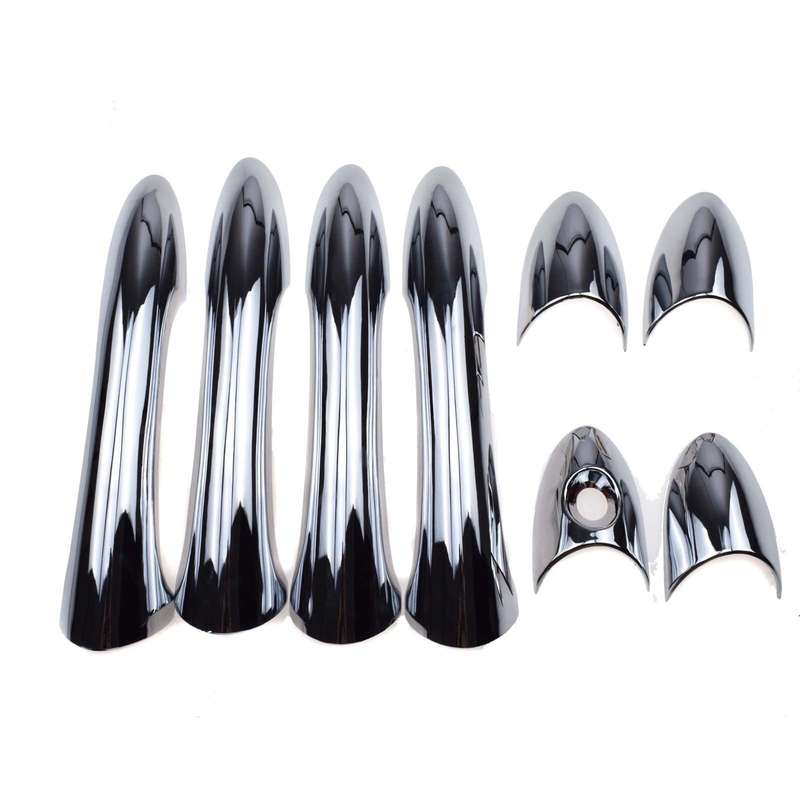 4PCS Outer Outside Door Handle Cover Covers Chrome NEW Fit For Hyundai Sonata