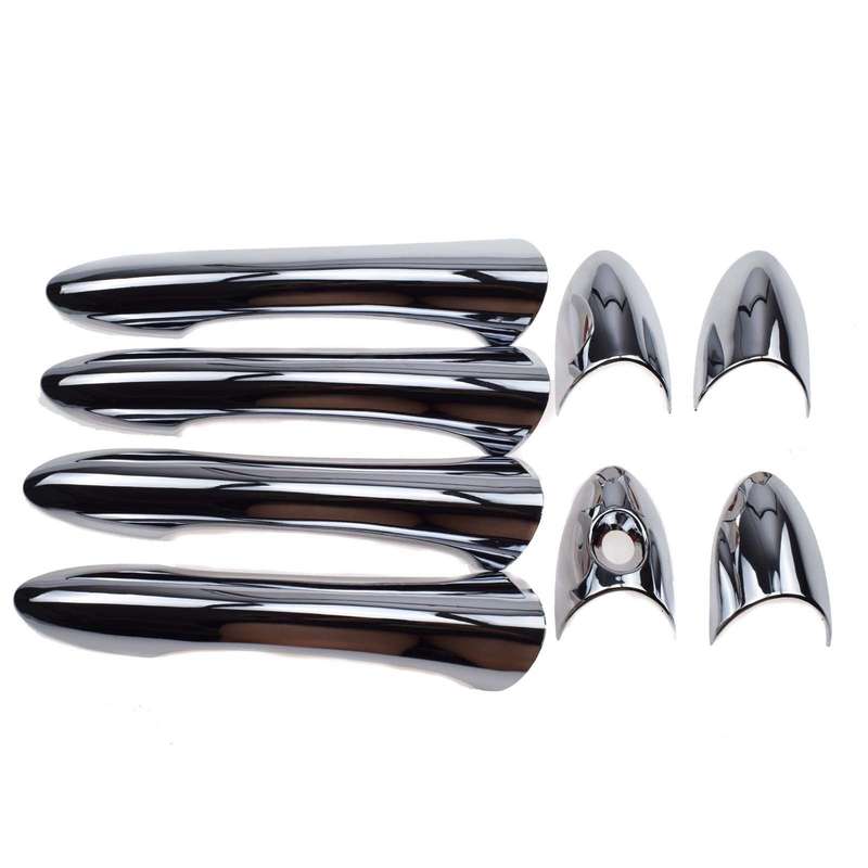 4PCS Outer Outside Door Handle Cover Covers Chrome NEW Fit For Hyundai Sonata