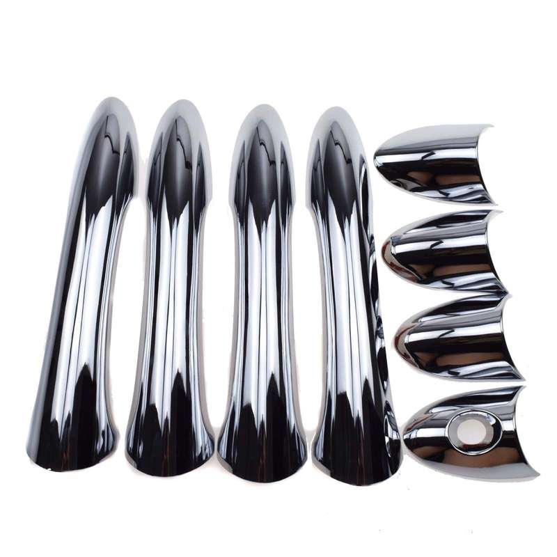 4PCS Outer Outside Door Handle Cover Covers Chrome NEW Fit For Hyundai Sonata