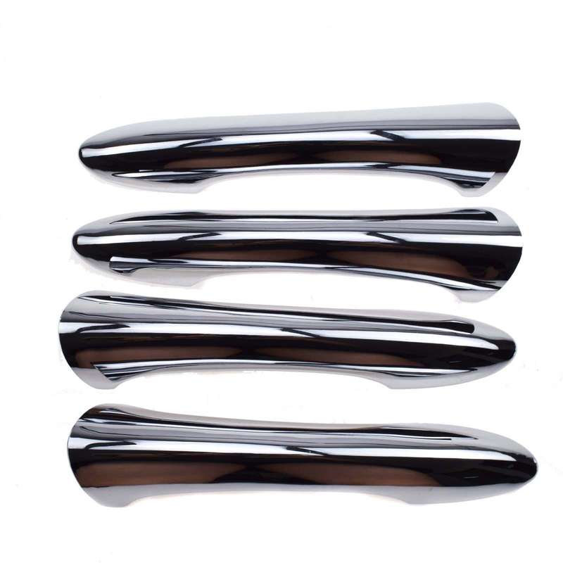 4PCS Outer Outside Door Handle Cover Covers Chrome NEW Fit For Hyundai Sonata