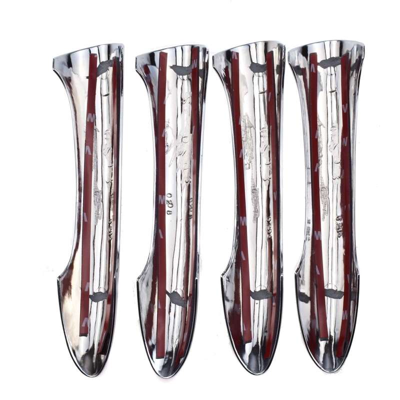 4PCS Outer Outside Door Handle Cover Covers Chrome NEW Fit For Hyundai Sonata