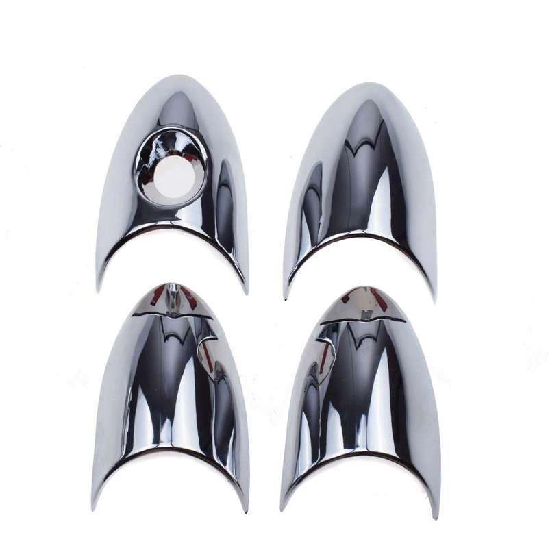 4PCS Outer Outside Door Handle Cover Covers Chrome NEW Fit For Hyundai Sonata