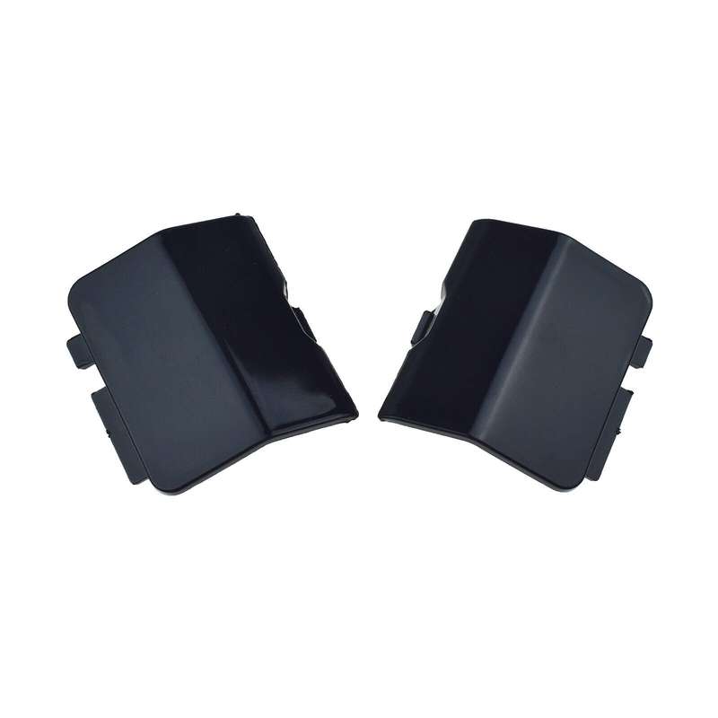 Rear Left &amp; Right Bumper Tow Hook Cover Cap Black Pair For Mazda 6 2013-2018