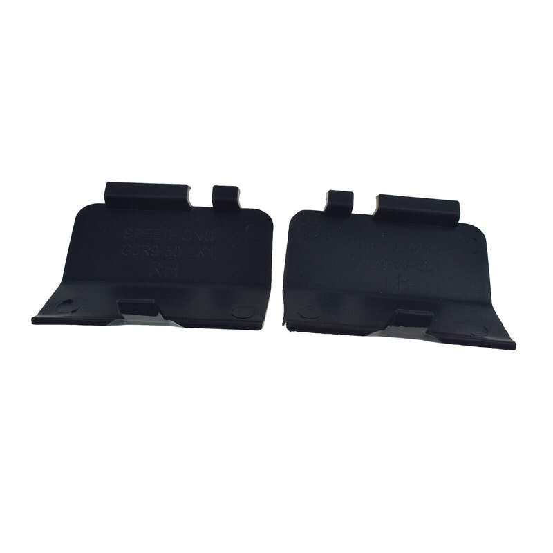 Rear Left &amp; Right Bumper Tow Hook Cover Cap Black Pair For Mazda 6 2013-2018