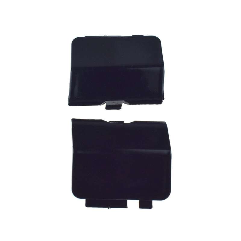 Rear Left &amp; Right Bumper Tow Hook Cover Cap Black Pair For Mazda 6 2013-2018