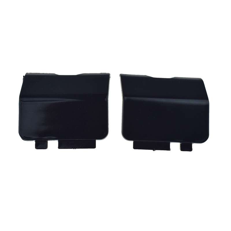 Rear Left &amp; Right Bumper Tow Hook Cover Cap Black Pair For Mazda 6 2013-2018