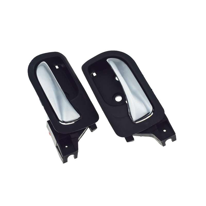 Rear Left &amp; Right Interior Door Handles Chrome Pair For Honda Accord 2003-2007
