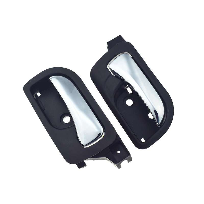 Rear Left &amp; Right Interior Door Handles Chrome Pair For Honda Accord 2003-2007