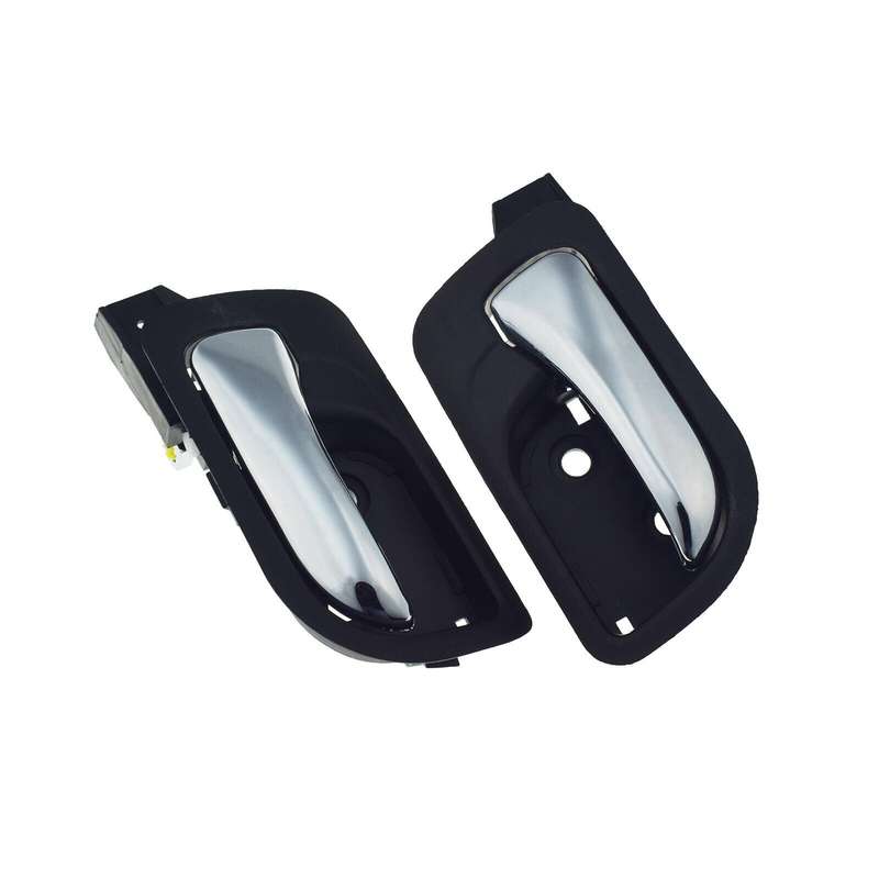Rear Left &amp; Right Interior Door Handles Chrome Pair For Honda Accord 2003-2007