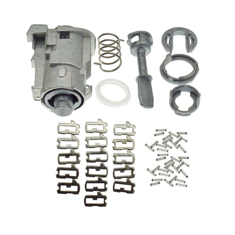 Left Side Door Lock Cylinder Repair Kit 604837167 For VW Golf Jetta 1997-2005