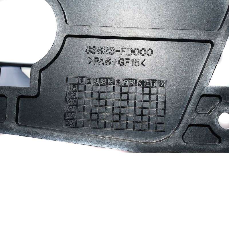 Chrome Inside Door Handle Rear Right For 09-12 Hyundai Elantra 2.0L 83610-2L010