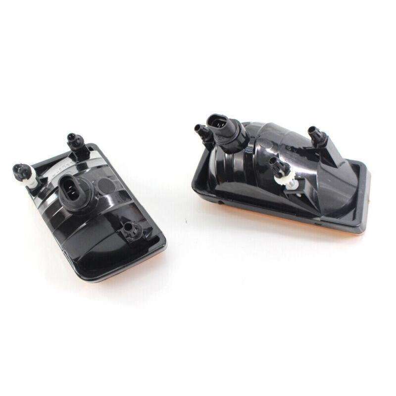 One Pair Fit for 07-13 Chevy Silverado Tahoe Avalanche Bumper Fog LightsAmber