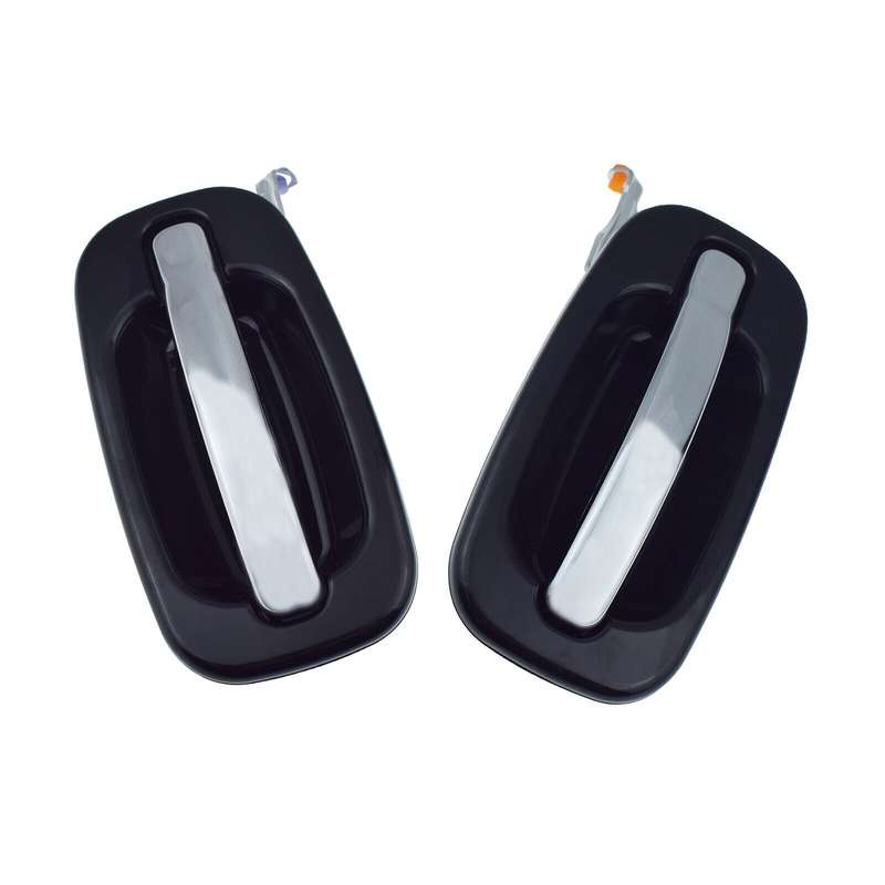 Rear Left &amp; Right Exterior Door Handle For Chevy Silverado GMC Sierra Cadillac
