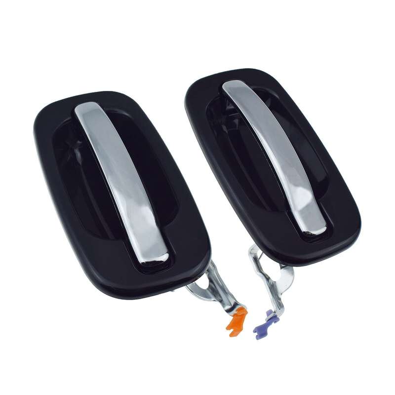 Rear Left &amp; Right Exterior Door Handle For Chevy Silverado GMC Sierra Cadillac