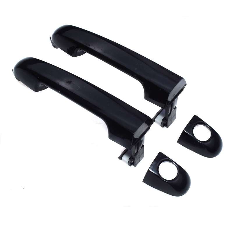 826512H000-PFM Front Right+Left New Door Handles Pair With Key Holes For Hyundai