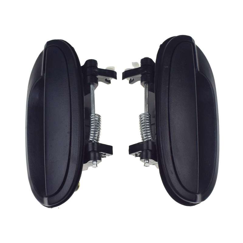 Rear Left &amp; Right Exterior Door Handles Pair For Daewoo Matiz Chevy Spark 06-09