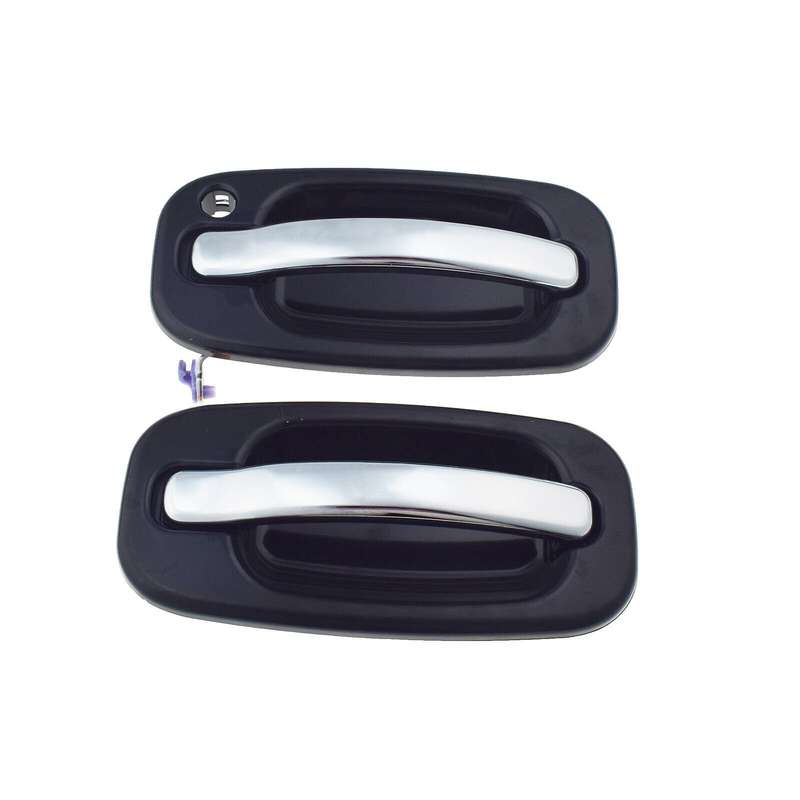 Front Left &amp; Right Exterior Door Handles For Chevy Silverado GMC Sierra Cadillac