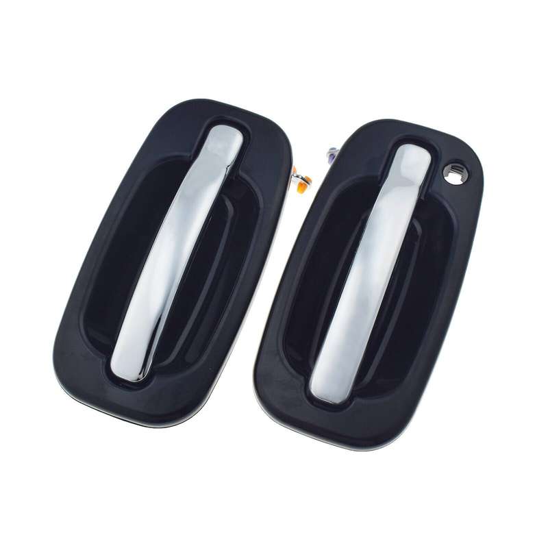 Front Left &amp; Right Exterior Door Handles For Chevy Silverado GMC Sierra Cadillac