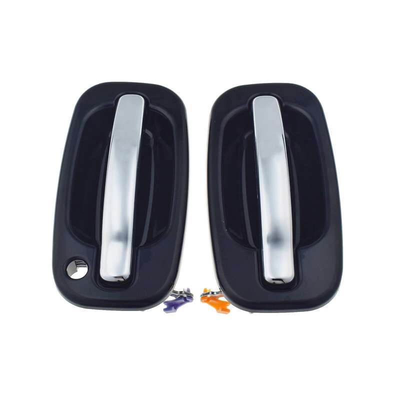 Front Left &amp; Right Exterior Door Handles For Chevy Silverado GMC Sierra Cadillac