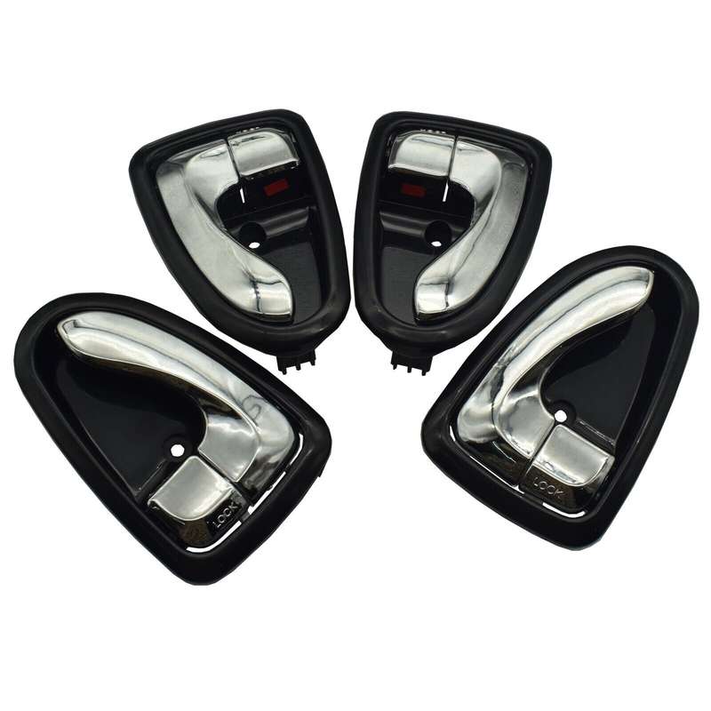 Interior Inner Door Handles Set of 4 FL FR RL RR For Hyundai Accent 2000-2006