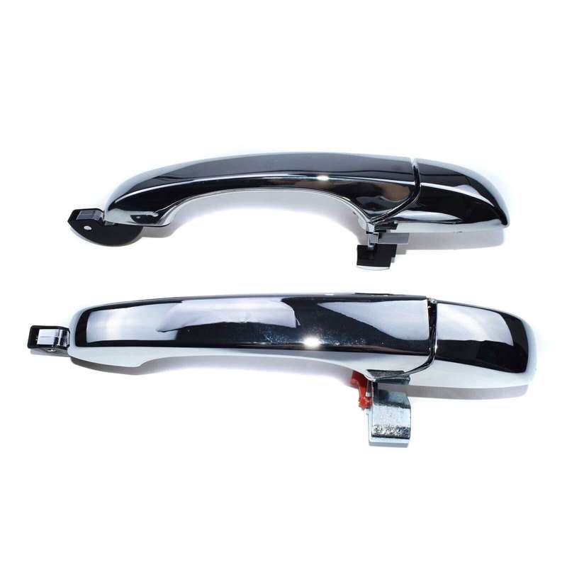 Rear Left &amp; Right Chrome Door Handle For Chrysler 300 Dodge Charger Magnum