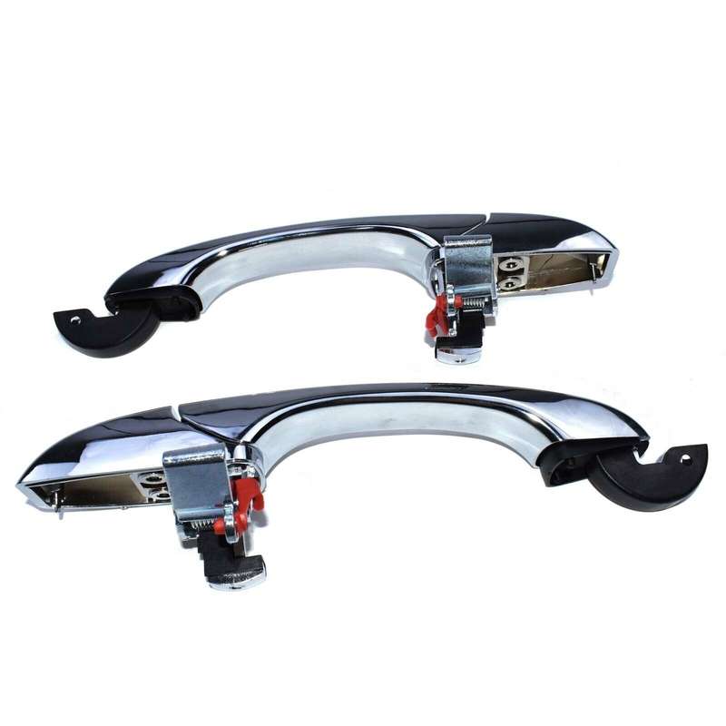 Rear Left &amp; Right Chrome Door Handle For Chrysler 300 Dodge Charger Magnum