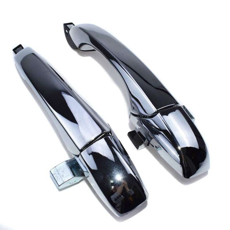 Rear Left &amp; Right Chrome Door Handle For Chrysler 300 Dodge Charger Magnum