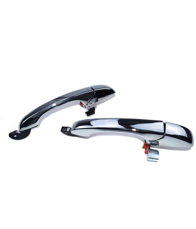 Rear Left &amp; Right Chrome Door Handle For Chrysler 300 Dodge Charger Magnum