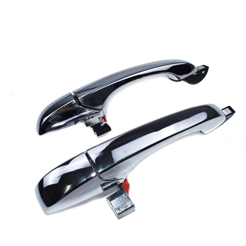 Rear Left &amp; Right Chrome Door Handle For Chrysler 300 Dodge Charger Magnum