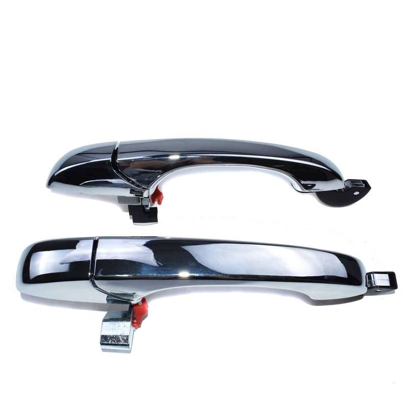 Rear Left &amp; Right Chrome Door Handle For Chrysler 300 Dodge Charger Magnum