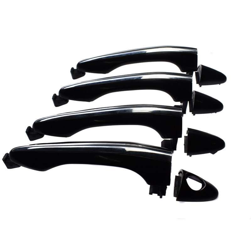 4PCS Chrome Outside Exterior Door Handles FL FR RL RR For Kia Optima 2012-2015