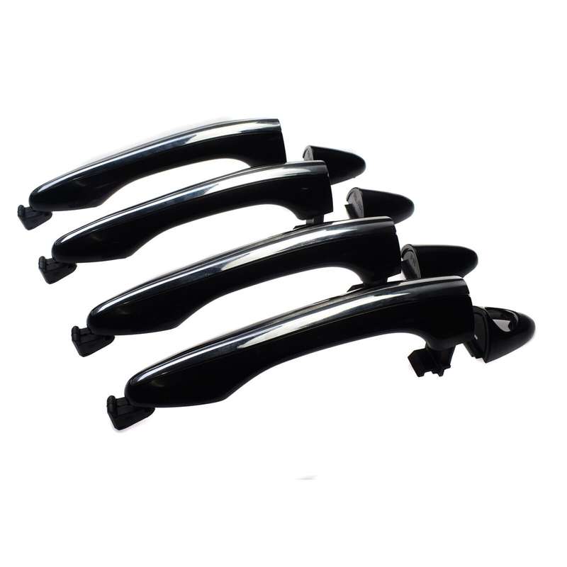 4PCS Chrome Outside Exterior Door Handles FL FR RL RR For Kia Optima 2012-2015
