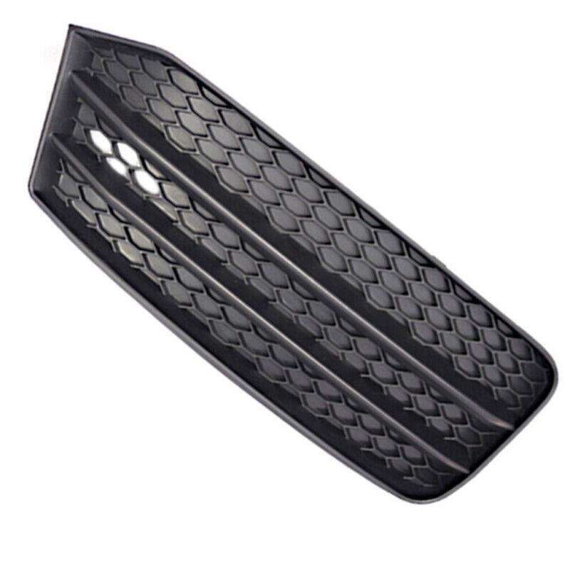 Front Bumper Fog Light Grille Cover For Audi A1 2016-2019 Black Pair