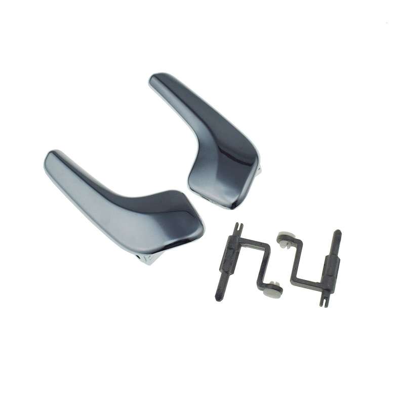 Left &amp; Right Interior Door Handles Chrome Pair For VAUXHALL CORSA D 2006-2016