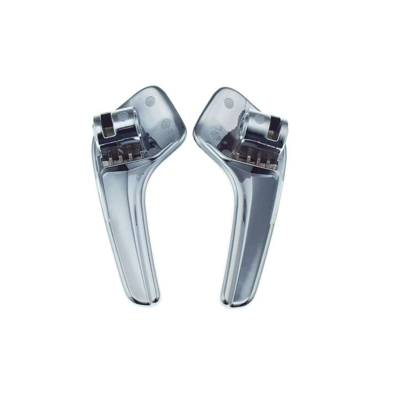 Left &amp; Right Interior Door Handles Chrome Pair For VAUXHALL CORSA D 2006-2016