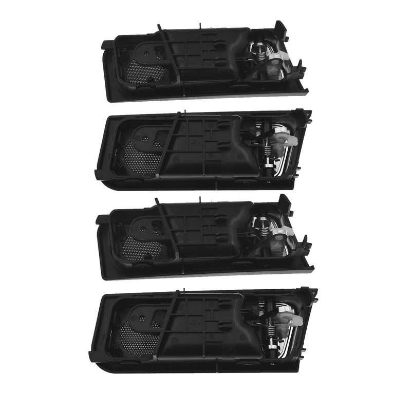 Set of 4 Interior Door Handles w/ Assy Trim For Suzuki Forenza Chevy Optra 04-07