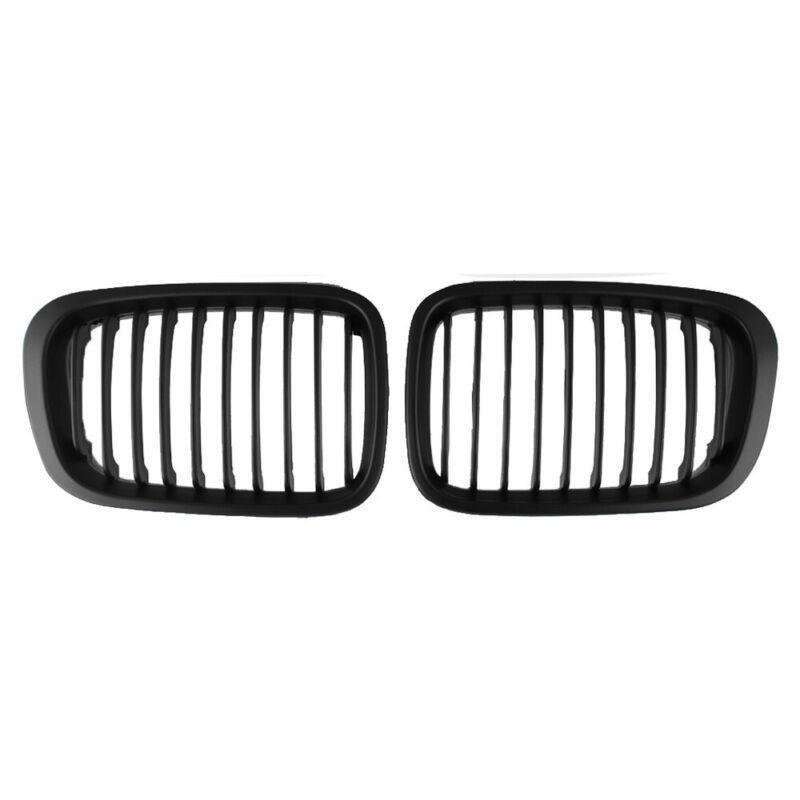 One Pair Matte Black Grille Kidney Grill fit for BMW E46 3 Series 4 Door 98-01
