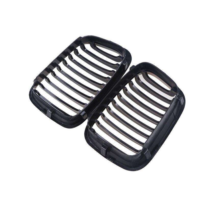 One Pair Matte Black Grille Kidney Grill fit for BMW E46 3 Series 4 Door 98-01
