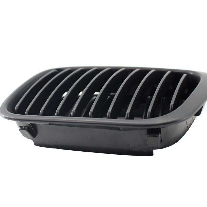 One Pair Matte Black Grille Kidney Grill fit for BMW E46 3 Series 4 Door 98-01
