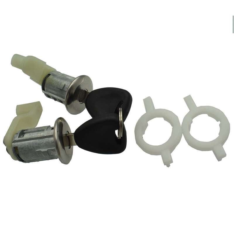 Door Lock Cylinder Kit 2PCS 7701472806 For Renault Thalia Logan Clio Sedan