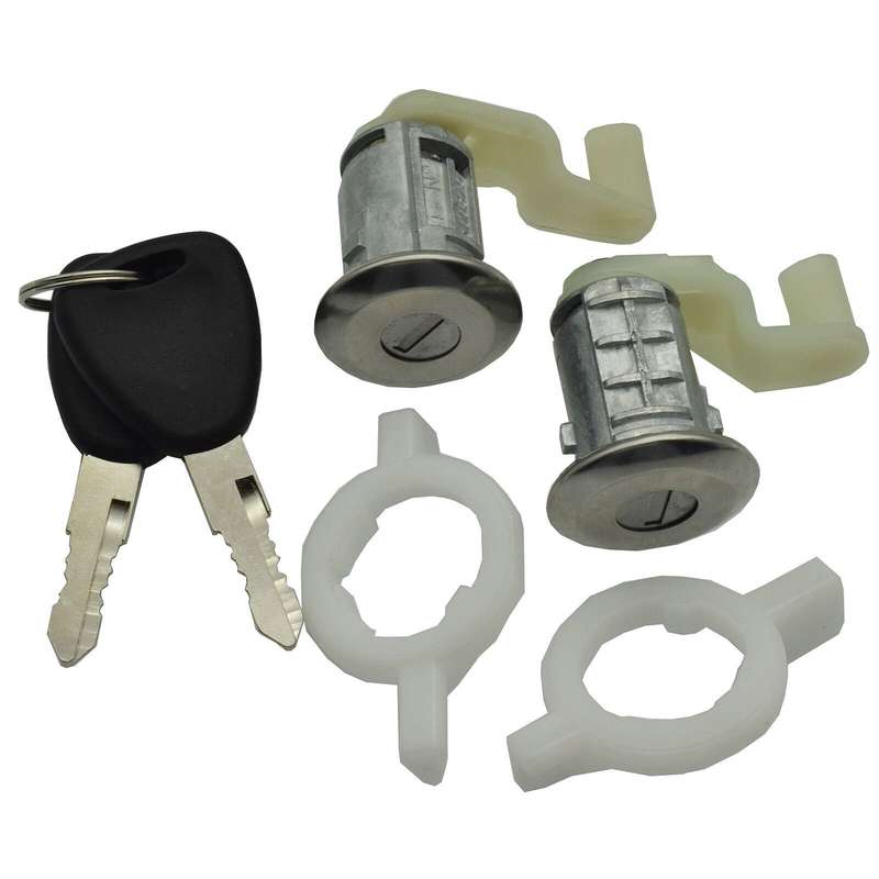 Door Lock Cylinder Kit 2PCS 7701472806 For Renault Thalia Logan Clio Sedan