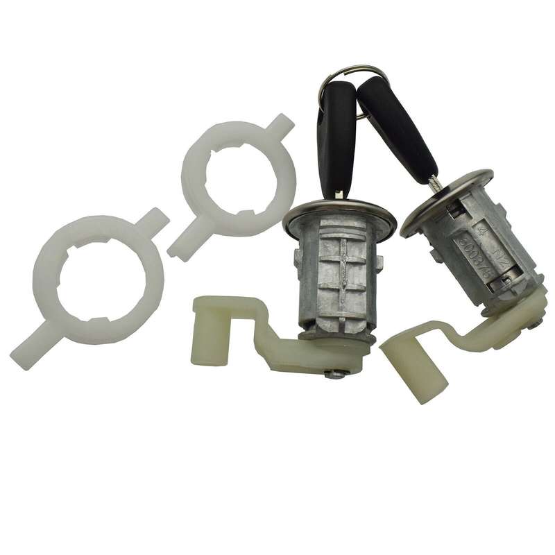 Door Lock Cylinder Kit 2PCS 7701472806 For Renault Thalia Logan Clio Sedan