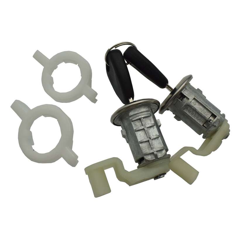 Door Lock Cylinder Kit 2PCS 7701472806 For Renault Thalia Logan Clio Sedan