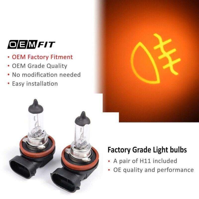 PAIR Fog Light Lamp For Nissan Juke 2011 2012 2013 2014 Replacement Left &amp; Right