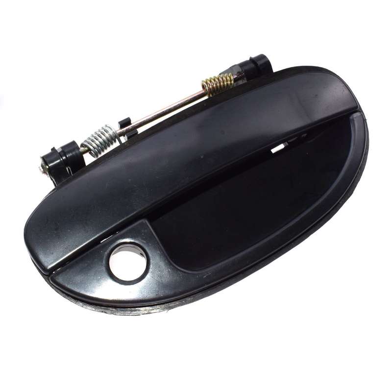 For 99-02 Daewoo Nubira Front Right Exterior Door Handle Smooth Black 96308043