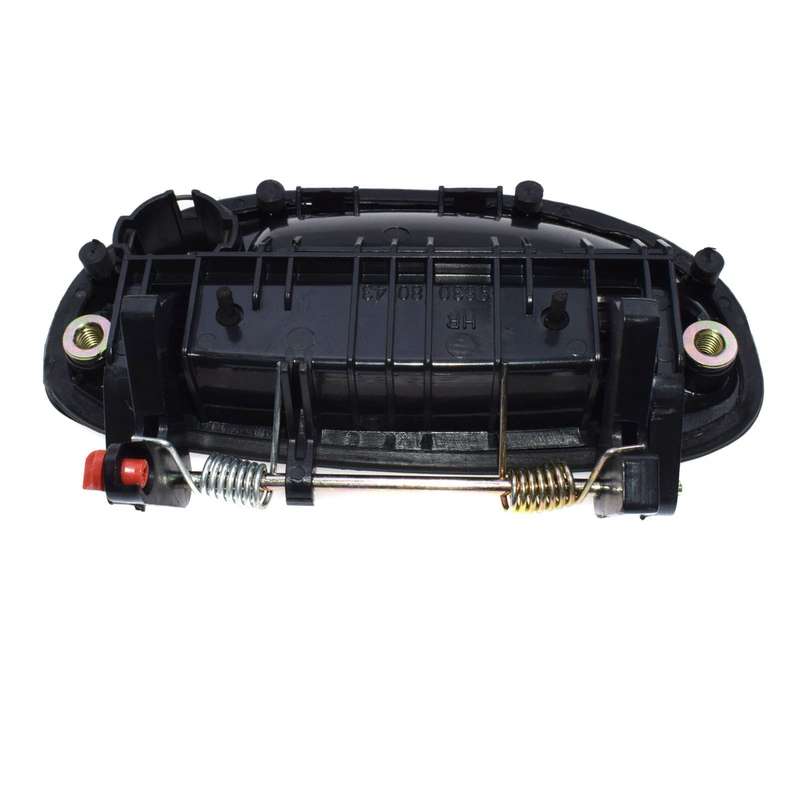 For 99-02 Daewoo Nubira Front Right Exterior Door Handle Smooth Black 96308043