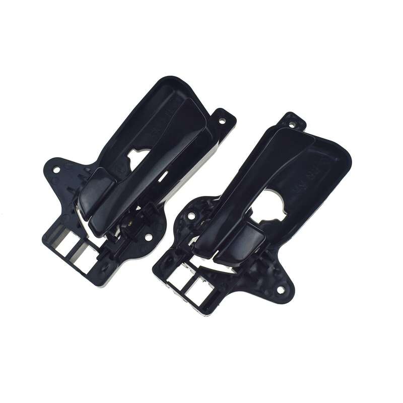 Rear Left &amp; Right Interior Door Handles Black Pair For Hyundai Elantra 2009-2012